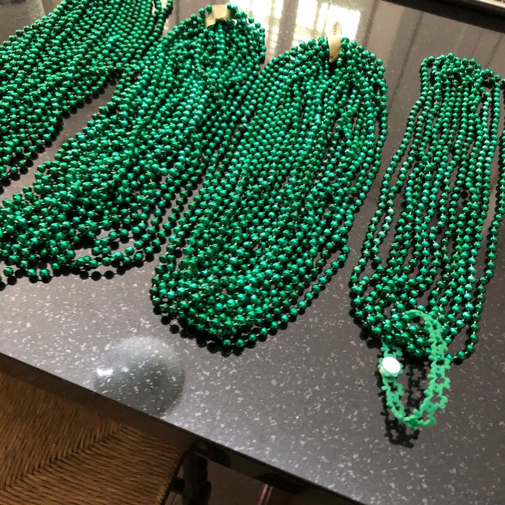 Green St. Patrick Beads